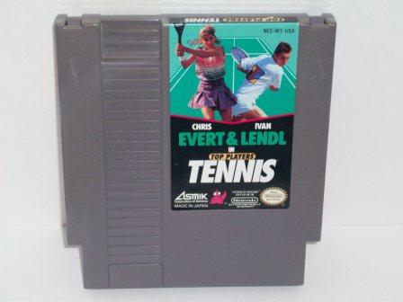 Top Players Tennis, Chris Evert & Ivan Lendl in - NES Game